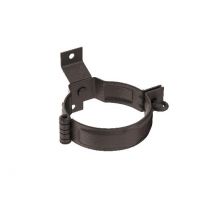 Декоративный хомут трубы под дерево с комплектом крепления RR 32 Тёмно-коричневый matt 150/100