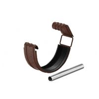 Соединитель желоба с резиновым уплотнителем RAL 8017 Коричневый matt 150/100 Соединитель желоба с резиновым уплотнителем RAL 8017 Коричневый matt 150/100