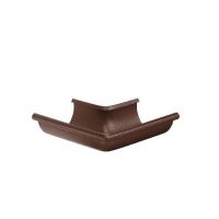 Угол желоба, наружный 90° RAL 8017 Коричневый matt 150/100 Угол желоба, наружный 90° RAL 8017 Коричневый matt 150/100