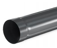 Труба водосточная RAL 7024 Тёмно-серый 3.00м 125/90 Труба водосточная RAL 7024 Тёмно-серый 3.00м 125/90