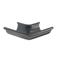 Угол желоба, наружный 90° RAL 7024 Тёмно-серый 150/100 Угол желоба, наружный 90° RAL 7024 Тёмно-серый 150/100