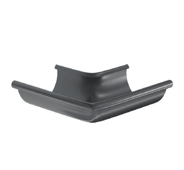 Угол желоба, наружный 90° RAL 7024 Тёмно-серый 150/100 от производителя Aquasystem по цене 2 630 р Угол желоба, наружный 90° RAL 7024 Тёмно-серый 150/100 от производителя Aquasystem по цене 2 630 р