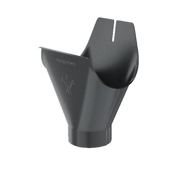 Воронка желоба RAL 7024 Тёмно-серый 150/100 от производителя  Aquasystem по цене 1 327 р