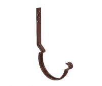 Крюк крепления желоба длинный модернизированный RAL 8017 Тёмно Коричневый 150/100