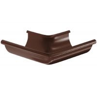 Угол желоба, наружный 90° RAL 8017 Коричневый 150/100 Угол желоба, наружный 90° RAL 8017 Коричневый 150/100