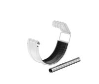 Соединитель желоба с резиновым уплотнителем RR 20 Мраморно-белый 150/100 Соединитель желоба с резиновым уплотнителем RR 20 Мраморно-белый 150/100