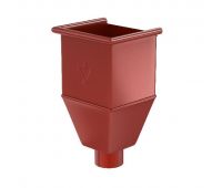 Воронка_водосборная удлиненая RR 29 Бургундский 150/100 Воронка_водосборная удлиненая RR 29 Бургундский 150/100