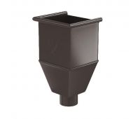 Воронка_водосборная удлиненая RR 32 Тёмно-коричневый 125/90