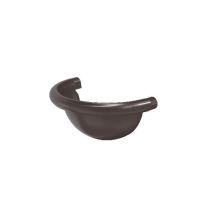 Заглушка желоба полукруглая RR 32 Тёмно-коричневый 125/90 Заглушка желоба полукруглая RR 32 Тёмно-коричневый 125/90