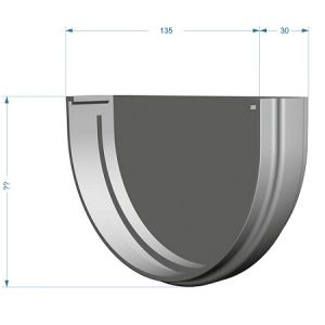 Заглушка воронки универсальная Premium ПВХ Шоколад от производителя Docke по цене 119 р Заглушка воронки универсальная Premium ПВХ Шоколад от производителя Docke по цене 119 р