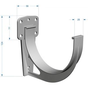 Кронштейн желоба пластик Premium ПВХ Каштан от производителя Docke по цене 73 р Кронштейн желоба пластик Premium ПВХ Каштан от производителя Docke по цене 73 р