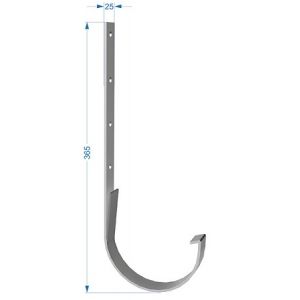 Кронштейн желоба металл Premium ПВХ Каштан от производителя Docke по цене 265 р Кронштейн желоба металл Premium ПВХ Каштан от производителя Docke по цене 265 р