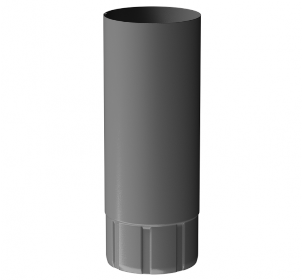 Труба водосточная D90 1 м ГРАФИТ (RAL 7024) от производителя Docke по цене 950 р Труба водосточная D90 1 м ГРАФИТ (RAL 7024) от производителя Docke по цене 950 р