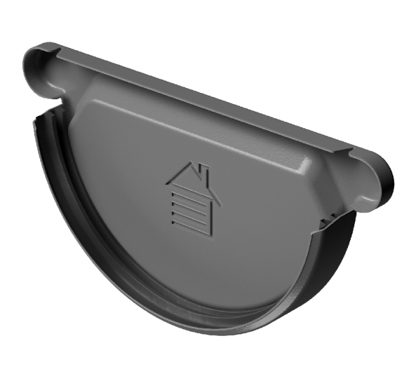 Заглушка желоба D125, ГРАФИТ (RAL 7024) от производителя Docke по цене 360 р Заглушка желоба D125, ГРАФИТ (RAL 7024) от производителя Docke по цене 360 р