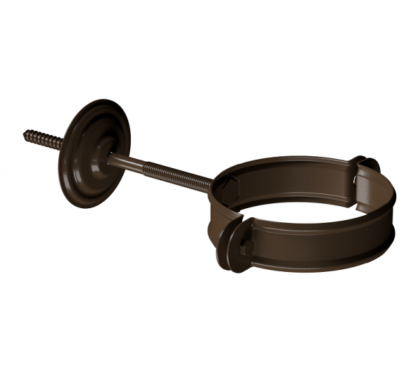 Хомут трубы D90, КАШТАН (RAL 8017) от производителя  Docke по цене 535 р