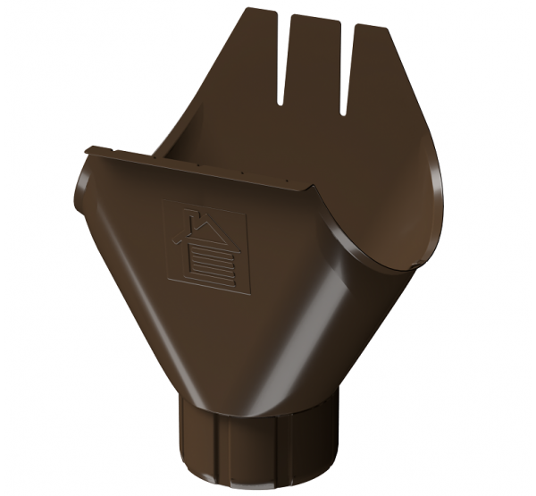Воронка желоба D125, КАШТАН (RAL 8017) от производителя Docke по цене 830 р Воронка желоба D125, КАШТАН (RAL 8017) от производителя Docke по цене 830 р