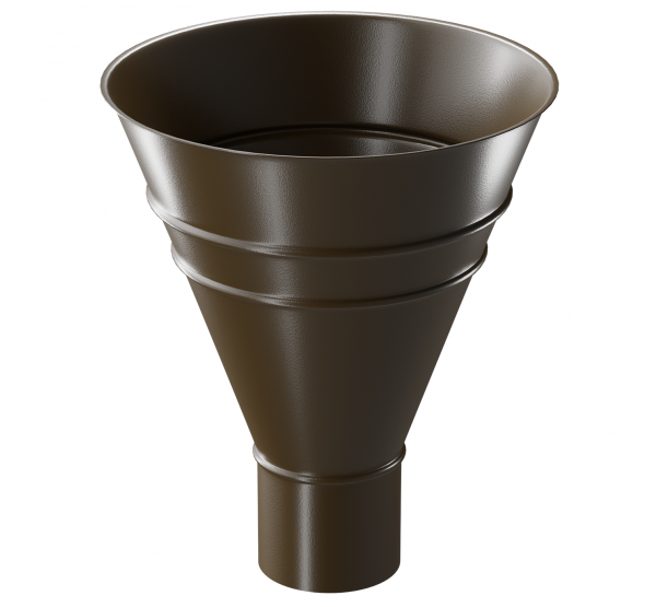 Воронка водосборная круглая КАШТАН (RAL 8017) от производителя Docke по цене 3 319 р Воронка водосборная круглая КАШТАН (RAL 8017) от производителя Docke по цене 3 319 р