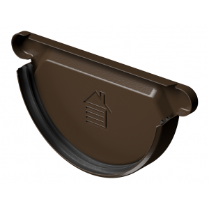 Заглушка желоба D125, КАШТАН (RAL 8017) от производителя Docke по цене 360 р Заглушка желоба D125, КАШТАН (RAL 8017) от производителя Docke по цене 360 р