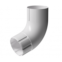 Колено 72° D90, ПЛОМБИР (RAL 9010) Колено 72° D90, ПЛОМБИР (RAL 9010)