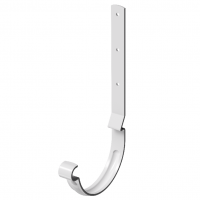 Карнизный крюк длинный D125, ПЛОМБИР (RAL 9010) Карнизный крюк длинный D125, ПЛОМБИР (RAL 9010)