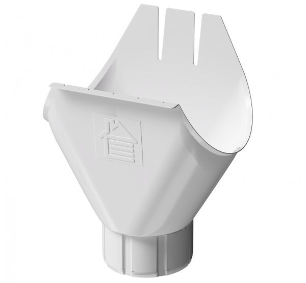 Воронка желоба D125, ПЛОМБИР (RAL 9010) от производителя Docke по цене 830 р Воронка желоба D125, ПЛОМБИР (RAL 9010) от производителя Docke по цене 830 р