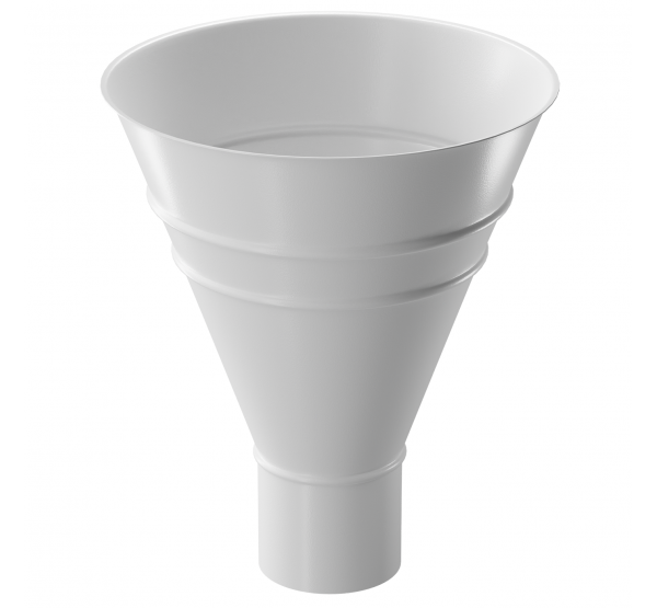 Воронка водосборная круглая ПЛОМБИР (RAL 9010) от производителя Docke по цене 3 319 р Воронка водосборная круглая ПЛОМБИР (RAL 9010) от производителя Docke по цене 3 319 р