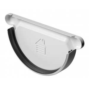 Заглушка желоба D125, ПЛОМБИР (RAL 9010) от производителя Docke по цене 360 р Заглушка желоба D125, ПЛОМБИР (RAL 9010) от производителя Docke по цене 360 р