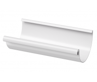 Водосточный желоб 3 м ПЛОМБИР (RAL 9010) Водосточный желоб 3 м ПЛОМБИР (RAL 9010)