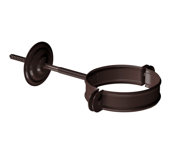 Хомут трубы D90, ШОКОЛАД (RAL 8019) от производителя Docke по цене 535 р Хомут трубы D90, ШОКОЛАД (RAL 8019) от производителя Docke по цене 535 р