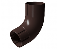 Колено 72° D90, ШОКОЛАД (RAL 8019) Колено 72° D90, ШОКОЛАД (RAL 8019)