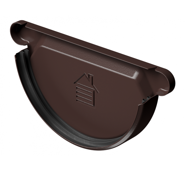 Заглушка желоба D125, ШОКОЛАД (RAL 8019) от производителя Docke по цене 360 р Заглушка желоба D125, ШОКОЛАД (RAL 8019) от производителя Docke по цене 360 р