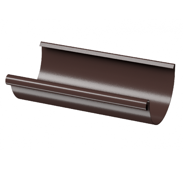 Водосточный желоб 3 м ШОКОЛАД (RAL 8019) от производителя Docke по цене 1 990 р Водосточный желоб 3 м ШОКОЛАД (RAL 8019) от производителя Docke по цене 1 990 р