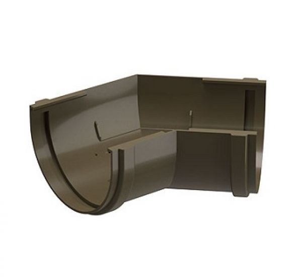 Угол желоба универсал 135˚ Premium ПВХ Каштан от производителя Docke по цене 1 206 р Угол желоба универсал 135˚ Premium ПВХ Каштан от производителя Docke по цене 1 206 р