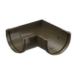 Угол желоба универсал 90˚ Premium ПВХ Каштан от производителя Docke по цене 352 р Угол желоба универсал 90˚ Premium ПВХ Каштан от производителя Docke по цене 352 р