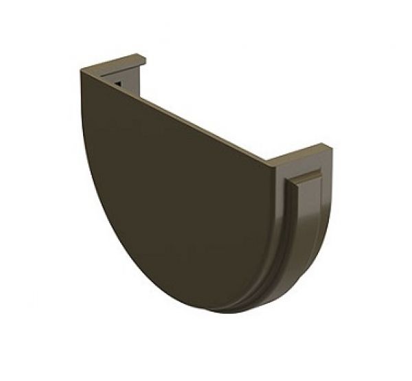 Заглушка желоба универсальная Premium ПВХ Каштан от производителя  Docke по цене 109 р