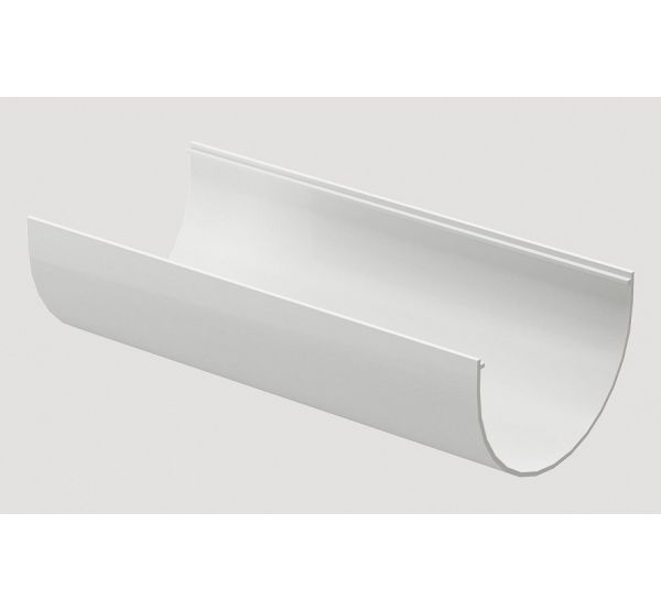 Водосточный желоб 3м Белый от производителя Docke по цене 498 р Водосточный желоб 3м Белый от производителя Docke по цене 498 р