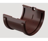 Соединитель для желоба Тёмно-коричневый Соединитель для желоба Тёмно-коричневый