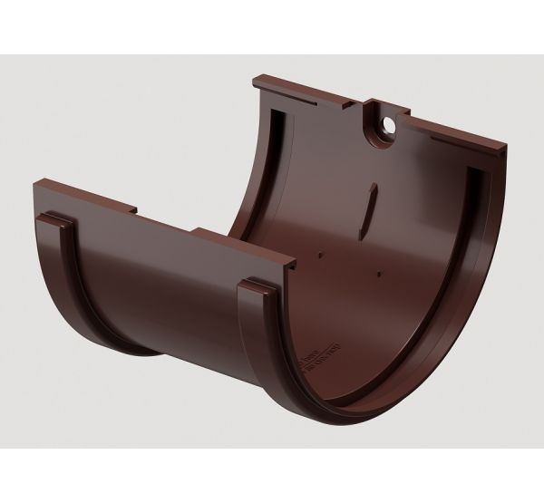 Соединитель для желоба Тёмно-коричневый от производителя Docke по цене 180 р Соединитель для желоба Тёмно-коричневый от производителя Docke по цене 180 р