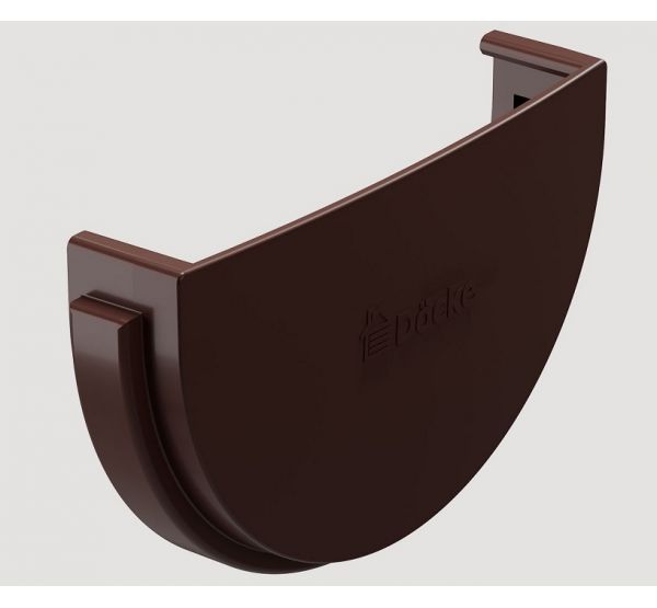 Заглушка желоба Тёмно-коричневый от производителя  Docke по цене 90 р