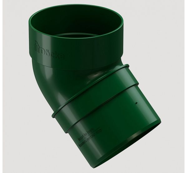 Колено трубы 45° Зелёный от производителя  Docke по цене 210 р