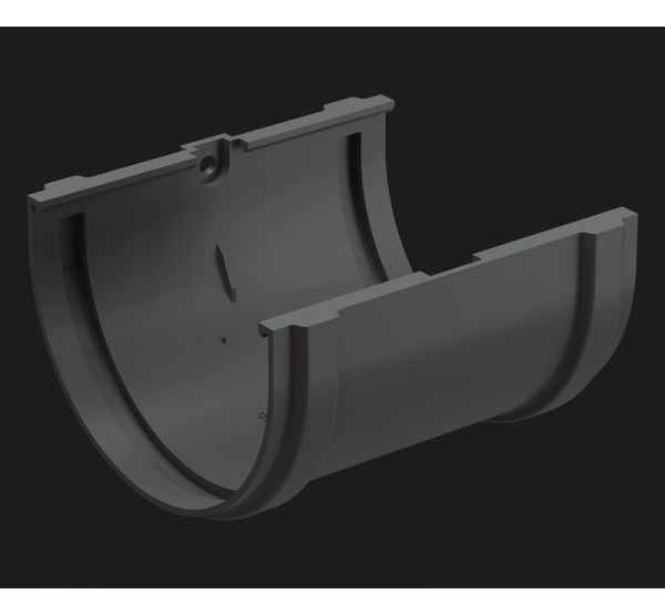 Соединитель желоба Premium Графит от производителя Docke по цене 230 р Соединитель желоба Premium Графит от производителя Docke по цене 230 р