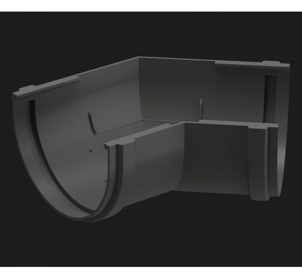 Угол желоба универсал 135˚ Premium Графит от производителя Docke по цене 1 206 р Угол желоба универсал 135˚ Premium Графит от производителя Docke по цене 1 206 р