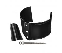 Кронштейн трубы (на кирпич) Чёрный (RAL 9005)