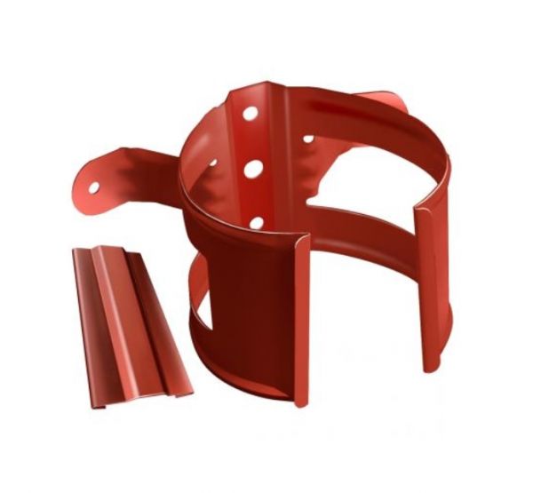 Кронштейн трубы (на дерево) Кирпичный (RAL 8004) от производителя  Grand Line по цене 315 р