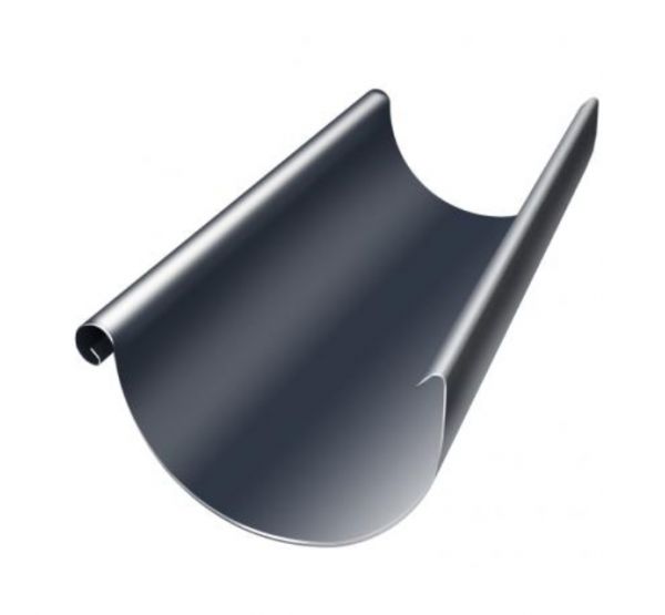 Водосточный желоб 3м Серый (RAL 7024) от производителя Grand Line по цене 1 740 р Водосточный желоб 3м Серый (RAL 7024) от производителя Grand Line по цене 1 740 р