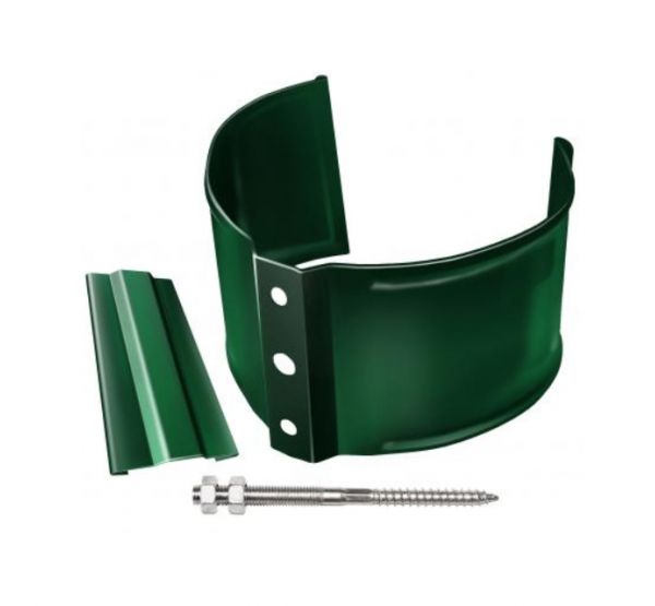 Кронштейн трубы (на кирпич) Зеленый (RAL 6005) от производителя  Grand Line по цене 460 р