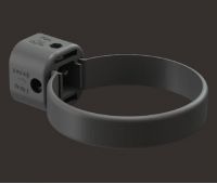 Хомут универсальный Lux ПВХ Графит