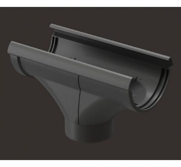 Воронка желоба пластик Lux ПВХ Графит от производителя  Docke по цене 761 р