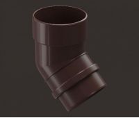 Колено трубы 45° Шоколад Колено трубы 45° Шоколад