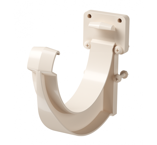 Кронштейн желоба пластиковый Lux ПВХ Латте от производителя Docke по цене 128 р Кронштейн желоба пластиковый Lux ПВХ Латте от производителя Docke по цене 128 р